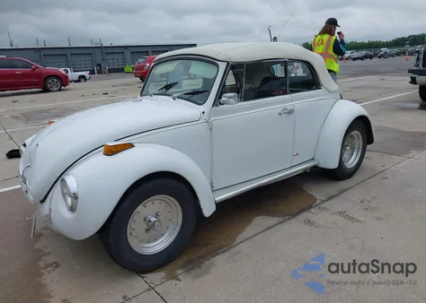 1972 Volkswagen Beetle из США, поврежденный, VIN 1522013731
